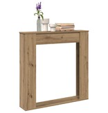 VidaXL Haardombouw 100x20x100 cm bewerkt hout artisanaal eikenkleurig