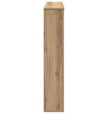 VidaXL Haardombouw 100x20x100 cm bewerkt hout artisanaal eikenkleurig