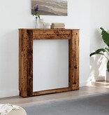 VidaXL Haardombouw 100x20x100 cm bewerkt hout oud houtkleurig