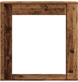 VidaXL Haardombouw 100x20x100 cm bewerkt hout oud houtkleurig