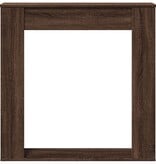 VidaXL Haardombouw 100x20x100 cm bewerkt hout bruin eikenkleurig