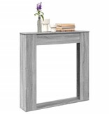 VidaXL Haardombouw 100x20x100 cm bewerkt hout grijs sonoma eikenkleur