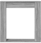 VidaXL Haardombouw 100x20x100 cm bewerkt hout grijs sonoma eikenkleur