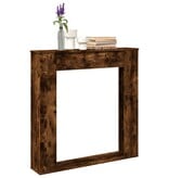 VidaXL Haardombouw 100x20x100 cm bewerkt hout gerookt eikenkleurig