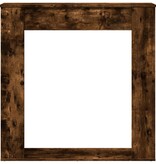 VidaXL Haardombouw 100x20x100 cm bewerkt hout gerookt eikenkleurig