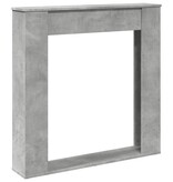 VidaXL Haardombouw 100x20x100 cm bewerkt hout betongrijs
