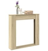 VidaXL Haardombouw 100x20x100 cm bewerkt hout sonoma eikenkleurig