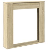 VidaXL Haardombouw 100x20x100 cm bewerkt hout sonoma eikenkleurig