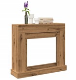 VidaXL Haardombouw 100x30x87,5 cm bewerkt hout artisanaal eikenkleurig