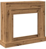 VidaXL Haardombouw 100x30x87,5 cm bewerkt hout artisanaal eikenkleurig