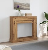 VidaXL Haardombouw 100x30x87,5 cm bewerkt hout artisanaal eikenkleurig