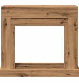 VidaXL Haardombouw 100x30x87,5 cm bewerkt hout artisanaal eikenkleurig