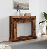 VidaXL Haardombouw 100x30x87,5 cm bewerkt hout oud houtkleurig
