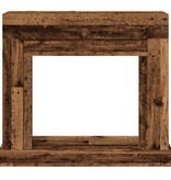 VidaXL Haardombouw 100x30x87,5 cm bewerkt hout oud houtkleurig