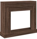 VidaXL Haardombouw 100x30x87,5 cm bewerkt hout bruin eikenkleurig