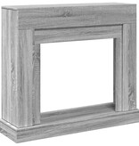 VidaXL Haardombouw 100x30x87,5 cm bewerkt hout grijs sonoma eikenkleur