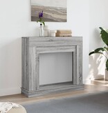 VidaXL Haardombouw 100x30x87,5 cm bewerkt hout grijs sonoma eikenkleur