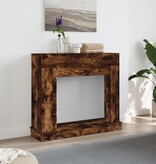 VidaXL Haardombouw 100x30x87,5 cm bewerkt hout gerookt eikenkleurig