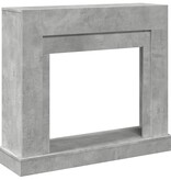 VidaXL Haardombouw 100x30x87,5 cm bewerkt hout betongrijs
