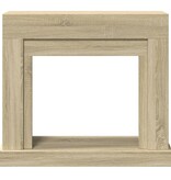 VidaXL Haardombouw 100x30x87,5 cm bewerkt hout sonoma eikenkleurig