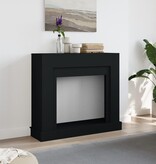 VidaXL Haardombouw 100x30x87,5 cm bewerkt hout zwart