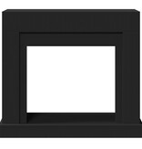 VidaXL Haardombouw 100x30x87,5 cm bewerkt hout zwart