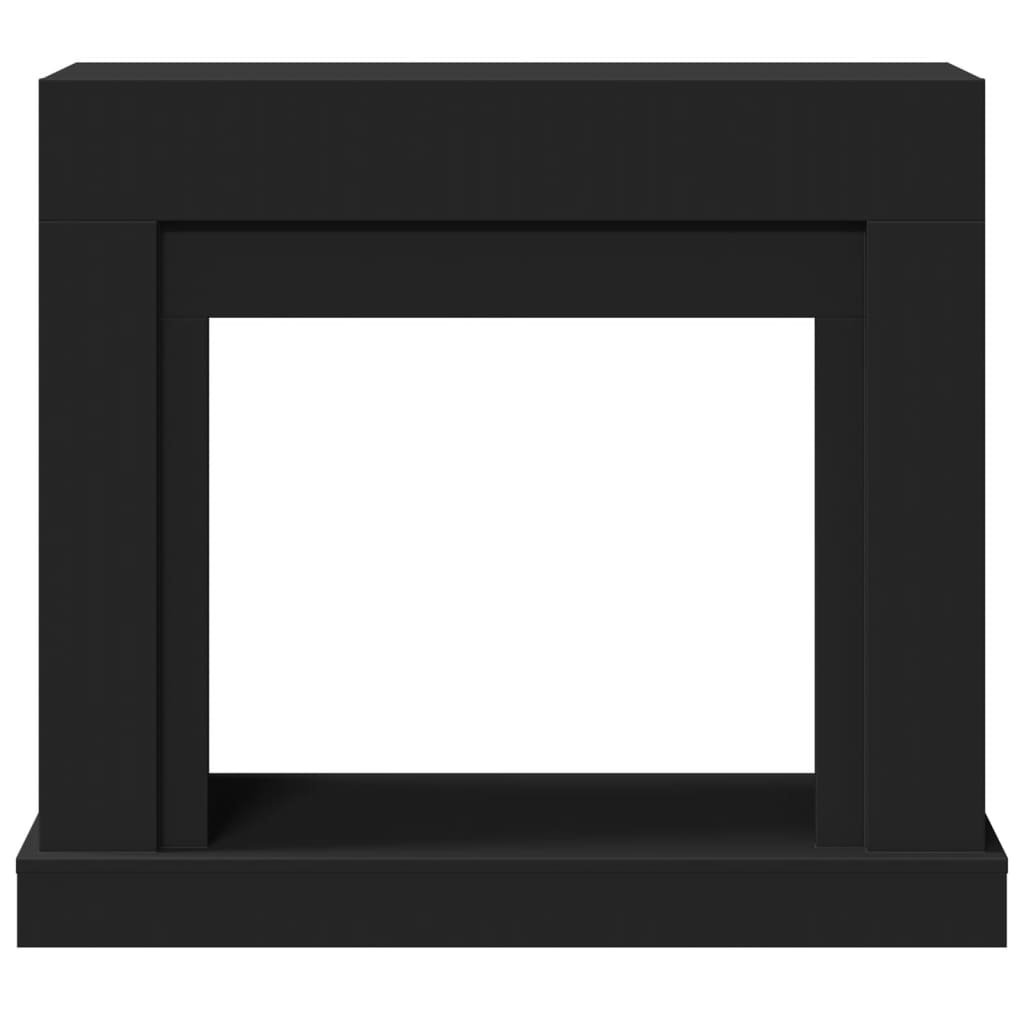 VidaXL Haardombouw 100x30x87,5 cm bewerkt hout zwart