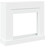 VidaXL Haardombouw 100x30x87,5 cm bewerkt hout wit