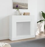 VidaXL Haardombouw 100x30x87,5 cm bewerkt hout wit