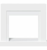 VidaXL Haardombouw 100x30x87,5 cm bewerkt hout wit