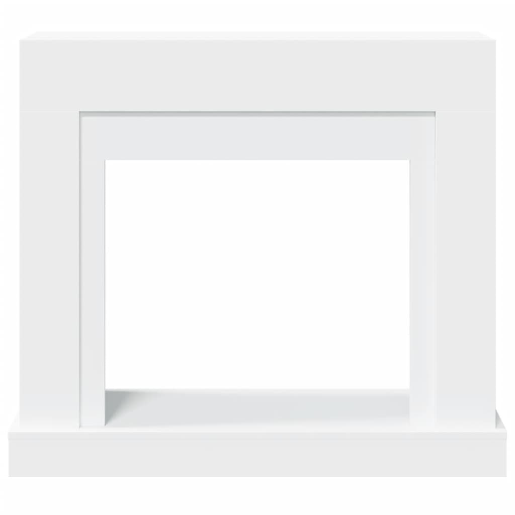 VidaXL Haardombouw 100x30x87,5 cm bewerkt hout wit