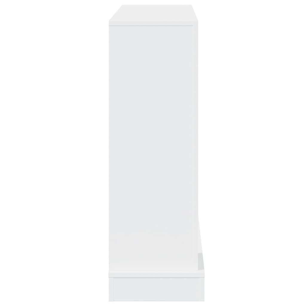 VidaXL Haardombouw 100x30x87,5 cm bewerkt hout wit