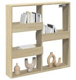 VidaXL Wandkast 80x15x80 cm bewerkt hout sonoma eikenkleurig