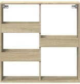 VidaXL Wandkast 80x15x80 cm bewerkt hout sonoma eikenkleurig