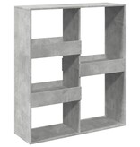 VidaXL Boekenkast / kamerscherm 100x33x115 cm betongrijs