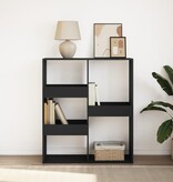 VidaXL Boekenkast / kamerscherm 100x33x115 cm zwart