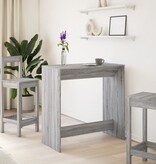 VidaXL Bartafel 102x50x103,5 cm bewerkt hout grijs sonoma eikenkleur