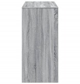 VidaXL Bartafel 102x50x103,5 cm bewerkt hout grijs sonoma eikenkleur