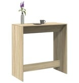 VidaXL Bartafel 102x50x103,5 cm bewerkt hout sonoma eikenkleur