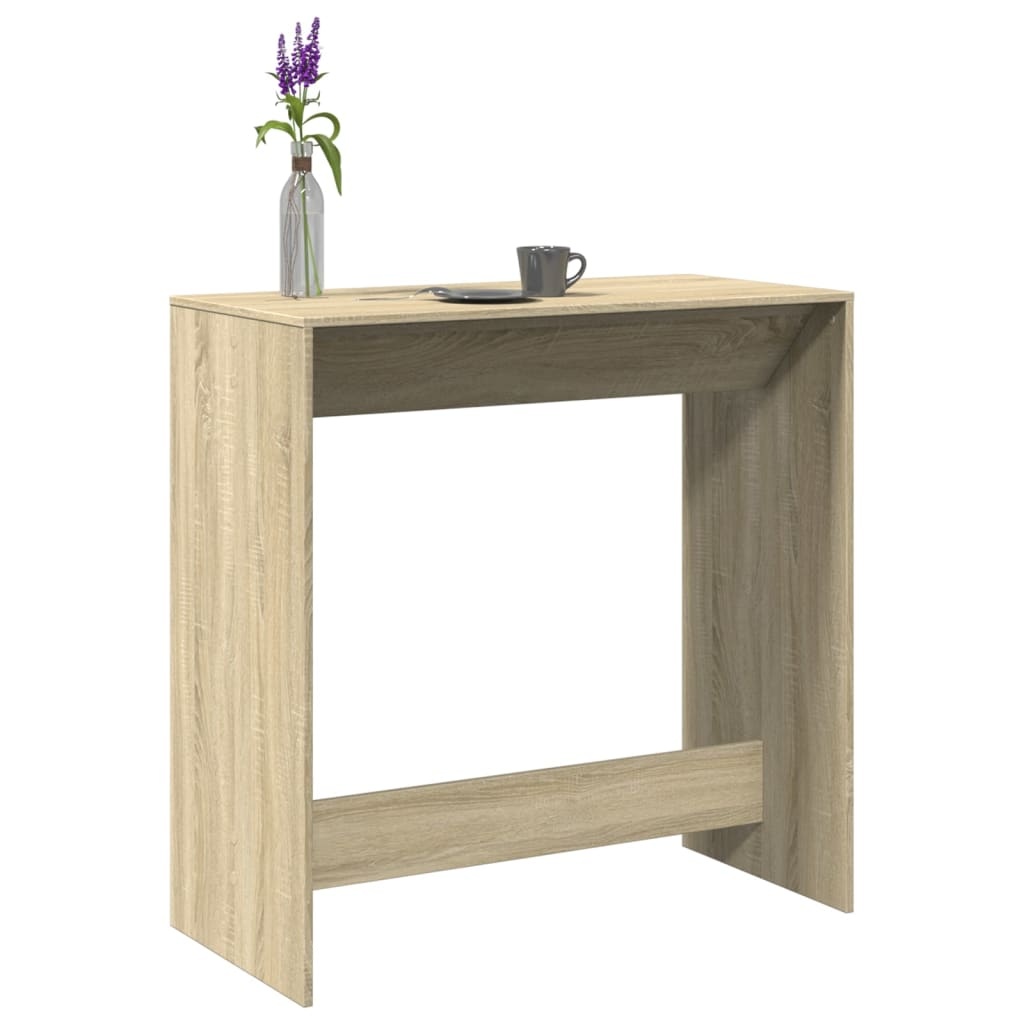 VidaXL Bartafel 102x50x103,5 cm bewerkt hout sonoma eikenkleur