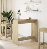 VidaXL Bartafel 102x50x103,5 cm bewerkt hout sonoma eikenkleur