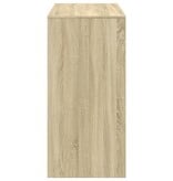 VidaXL Bartafel 102x50x103,5 cm bewerkt hout sonoma eikenkleur
