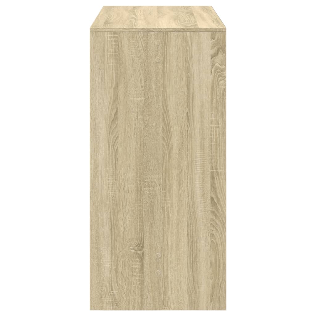 VidaXL Bartafel 102x50x103,5 cm bewerkt hout sonoma eikenkleur