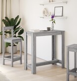 VidaXL Bartafel 102x50x103,5 cm bewerkt hout grijs sonoma eikenkleurig