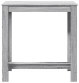 VidaXL Bartafel 102x50x103,5 cm bewerkt hout grijs sonoma eikenkleurig