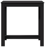 VidaXL Bartafel 102x50x103,5 cm bewerkt hout zwart
