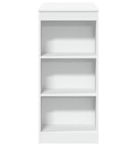 VidaXL Bartafel met rekken 95x47x103,5 cm bewerkt hout wit
