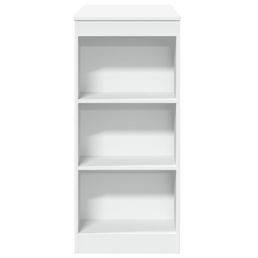 VidaXL Bartafel met rekken 95x47x103,5 cm bewerkt hout wit