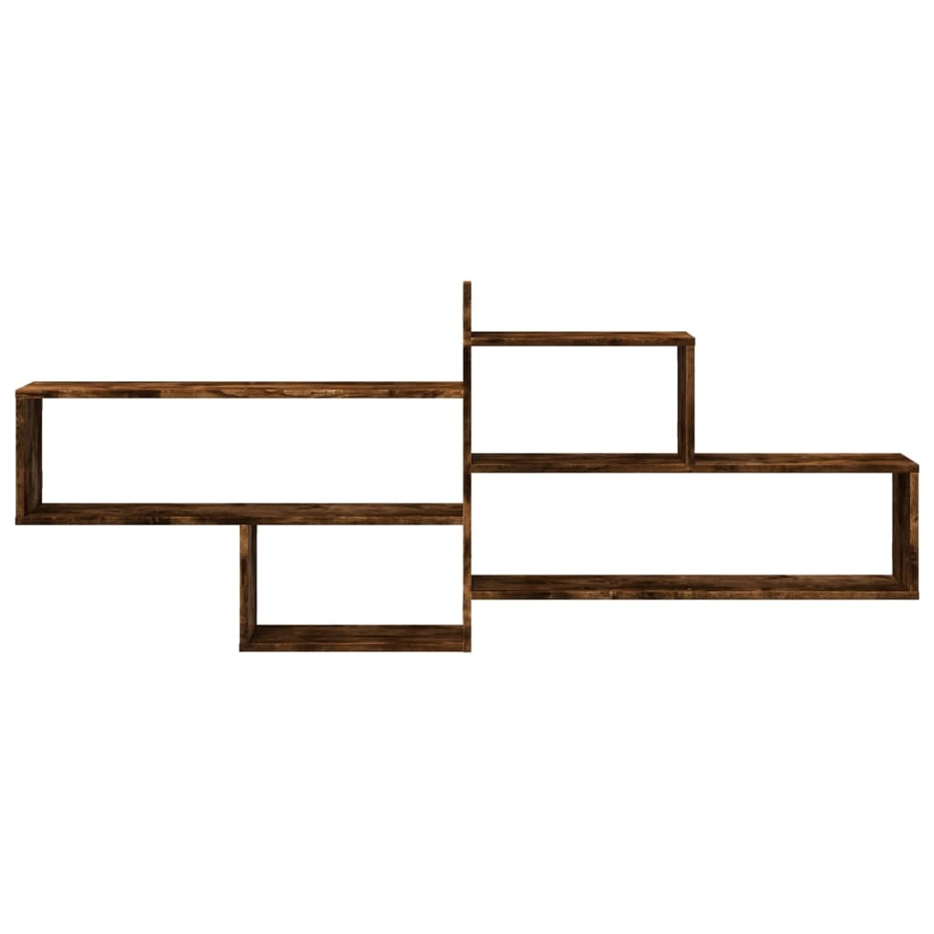 VidaXL Wandschap 167,5x18x68 cm bewerkt hout gerookt eikenkleurig