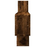 VidaXL Wandschap 167,5x18x68 cm bewerkt hout gerookt eikenkleurig